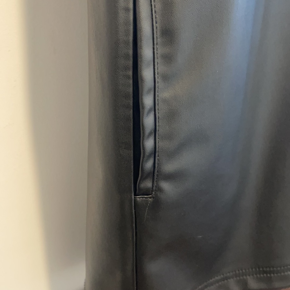 NWT ZARA LEATHER DRESS - Picture 5 of 7